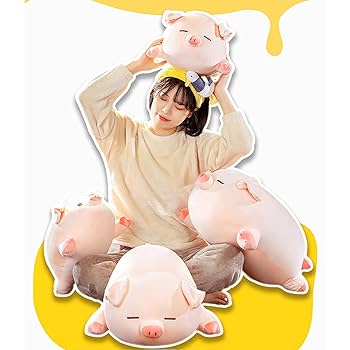 Amazon.co.jp: 豚抱き枕 もちもち ふわふわ 動物クッション